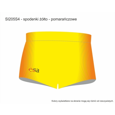 Spodenki SI205S4 damskie żółte