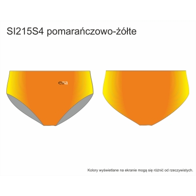 Majtki startowe SI215S4 pomarańczowe
